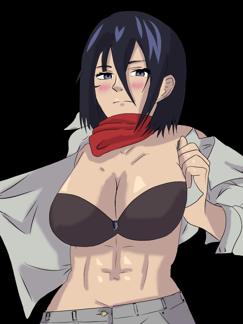 absurdres highres mikasa_ackerman modo shingeki_no_kyojin tagme