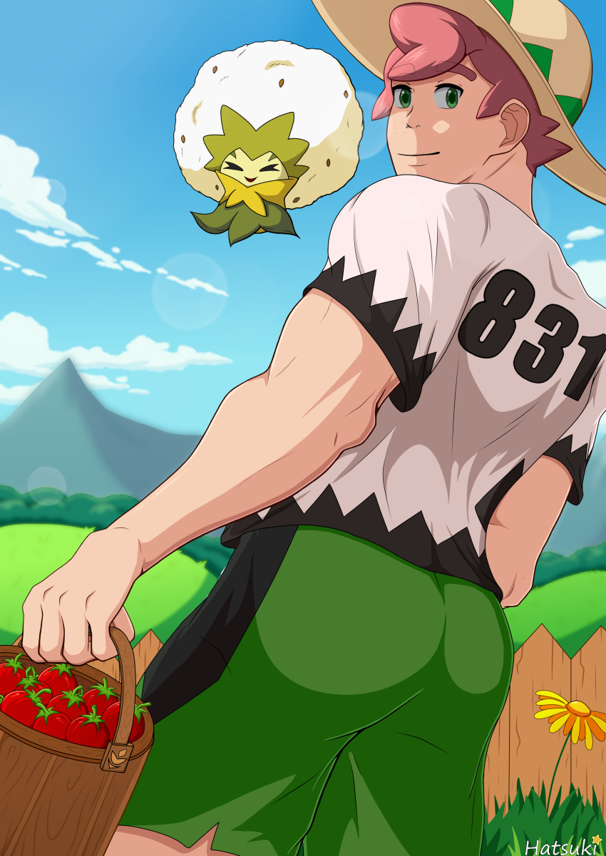 absurdres eldegoss gen_8_pokemon hatsuki_art highres milo_(pokemon) nintendo pokemon pokemon_swsh