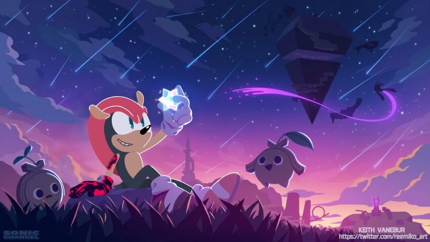 artwithmiko highres male_focus mighty_the_armadillo sonic_(series) sonic_the_hedgehog