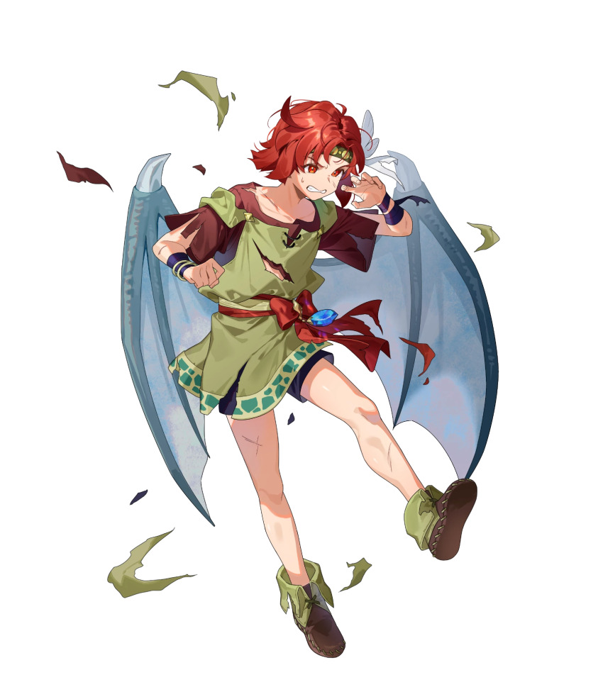 1boy dragon_boy dragon_wings fire_emblem fire_emblem:_mystery_of_the_emblem fire_emblem:_shadow_dragon_and_the_blade_of_light fire_emblem_heroes highres male_focus nintendo non-web_source official_art red_eyes red_hair short_hair solo wings xane_(fickle_dragon)_(fire_emblem) xane_(fire_emblem)