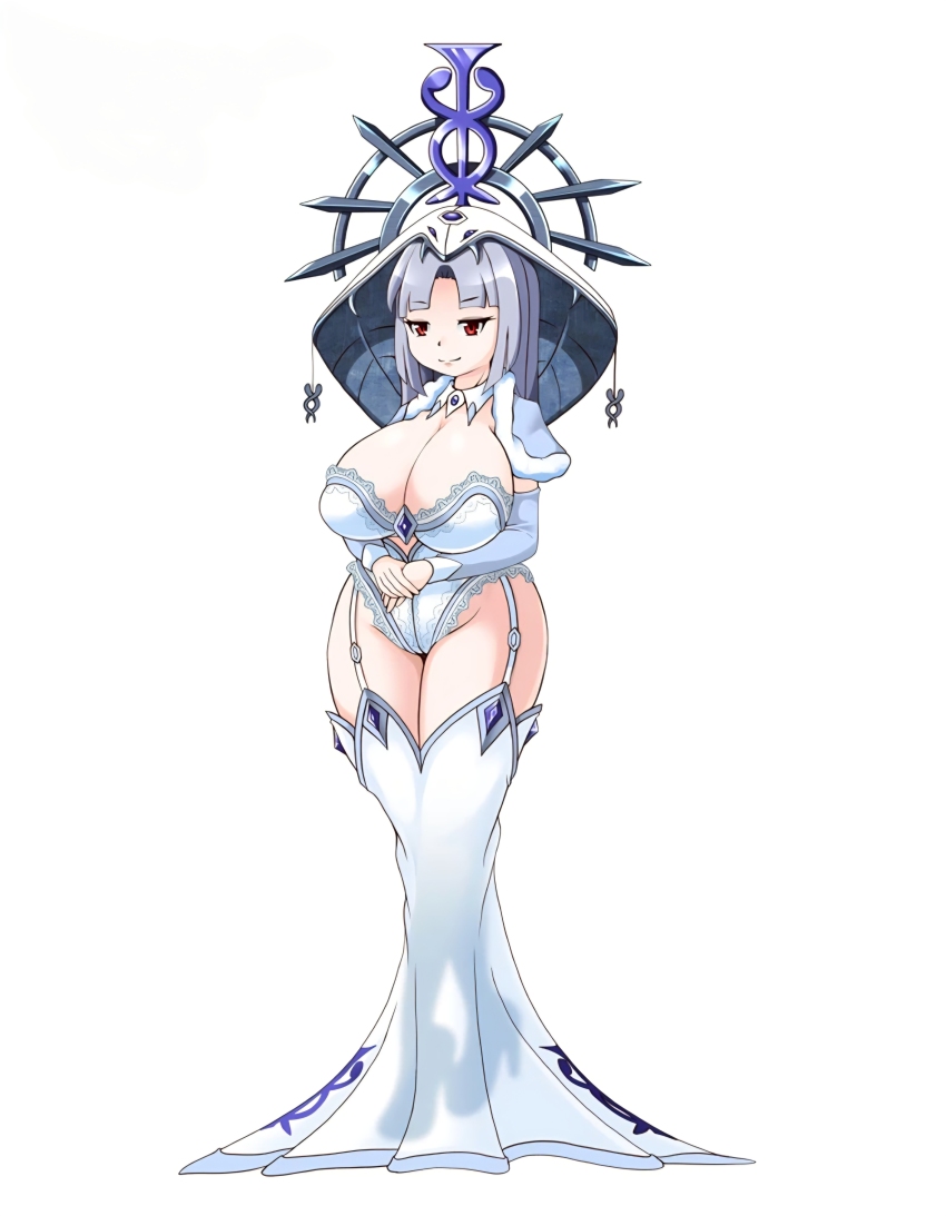 1girl absurdres breasts graveyardexecutioner highres large_breasts long_hair non-web_source solo