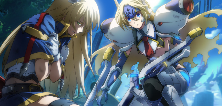 2girls blazblue blazblue:_chronophantasma highres mu-12 multiple_girls official_art tagme