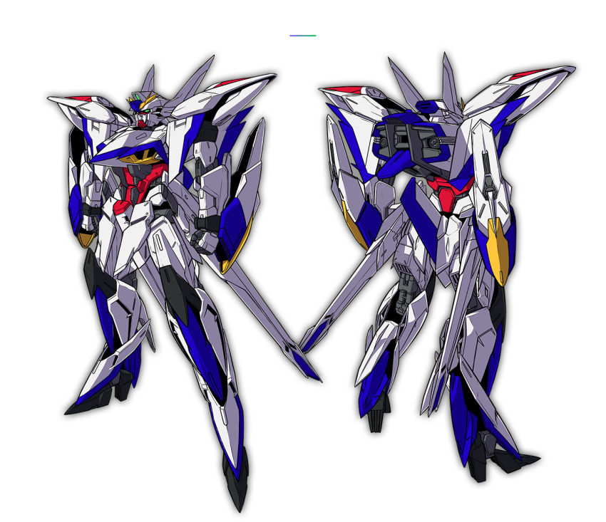 artist_request reference_sheet clenched_hands eclipse_gundam green_eyes gundam gundam_seed gundam_seed_eclipse mecha mobile_suit multiple_views no_humans official_art robot science_fiction standing transparent_background v-fin