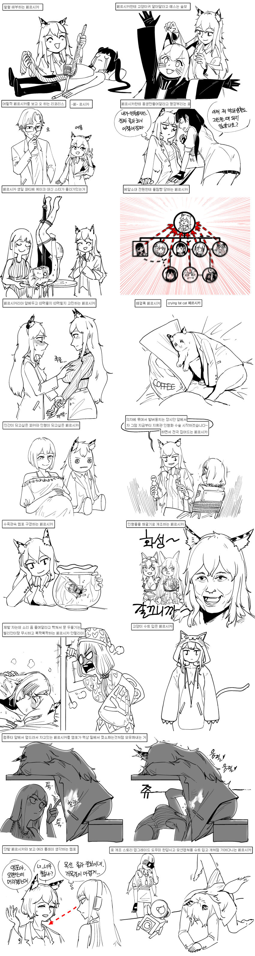 2boys 6+girls :3 :d ^_^ absurdres aged_down alternate_hair_length alternate_hairstyle angelia_(girls&#039;_frontline) animal_costume animal_ears animal_hood animalization arms_up arrow_(symbol) ass bags_under_eyes banana_(girls&#039;_frontline) banging bare_legs barefoot bdsm blush bondage bound breasts cable candle cat cat_costume cat_ears cat_tail character_doll character_request check_character cleavage closed_eyes closed_mouth cloth_gag coffee_bag collarbone commentary_request cosplay crying crying_cat_(meme) dandelion_(girls&#039;_frontline) dildo dissection door drinking elbow_on_table elon_musk facepalm family_tree fang female_commander_(girls&#039;_frontline) fingerless_gloves fishbowl g41_(girls&#039;_frontline) gag gagged genderswap genderswap_(ftm) girls&#039;_frontline girls&#039;_frontline_neural_cloud gloves goggles goggles_on_head grabbing_another&#039;s_breast greyscale groping hair_between_eyes hand_in_pocket hand_on_own_chin hat head_on_table head_rest headset heart heart_print helianthus_(girls&#039;_frontline) highres holding holding_another&#039;s_wrist holding_pillow holding_sex_toy hood improvised_gag jitome kigurumi korean_commentary korean_text lab_coat lactation lanyard leg_up leotard long_hair long_sleeves looking_at_another looking_down lycoris_(girls&#039;_frontline) m16a1_(girls&#039;_frontline) m4_sopmod_ii_(girls&#039;_frontline) m4_sopmod_ii_jr m4a1_(girls&#039;_frontline) m500_(girls&#039;_frontline) medium_breasts meme monochrome monocle multiple_boys multiple_girls nightcap nipple_flick nipple_stimulation non-humanoid_robot off_shoulder open_mouth ouroboros_(girls&#039;_frontline) own_hands_together partially_unzipped persica_(girls&#039;_frontline) persica_(girls&#039;_frontline)_(cosplay) persicaria_(neural_cloud) pillow pregnant profile radish_p rectangular_eyewear ribbed_leotard ribbed_sweater ro635_(girls&#039;_frontline) robot rpk-16_(girls&#039;_frontline) sangvis_ferri selfcest sex_toy shirt simple_background sitting skin_fang skirt sleep_molestation sleeping sleeping_on_desk smile sound_effects st_ar-15_(girls&#039;_frontline) streaming_tears stroking_own_chin sweat sweater tail tears tied_to_chair tied_up_(nonsexual) translation_request v v-shaped_eyebrows whiskers white_background wire yes-no_pillow yuri