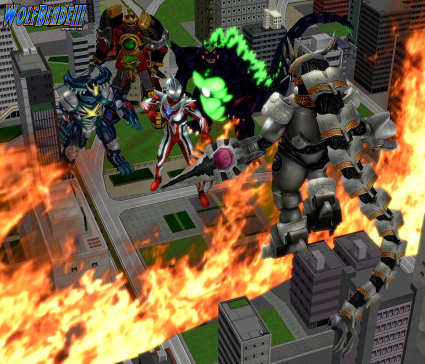 advance_communication_company artist_request blue_eyes character_request claws crossover dairen&#039;oh energy fangs full_body galactron galatron glowing glowing_eyes godzilla godzilla_(series) gomora gosei_sentai_dairanger horns kaiju mighty_morphin_power_rangers monster no_humans open_mouth power_rangers red_eyes scales sharp_teeth single_horn standing super_godzilla super_godzilla_(character) super_sentai tagme tail teeth thuner_megazord tokusatsu ultra_series ultraman ultraman_(1st_series) ultraman_nexus ultraman_nexus_(series) ultraman_x_(series) weapon wolfblade111 xnalara xps