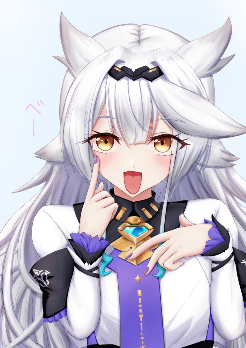 brown_wings feathered_wings front-to-back highres indie_virtual_youtuber kayamori_emma low_wings tochinosuke virtual_youtuber white_hair wings yellow_eyes