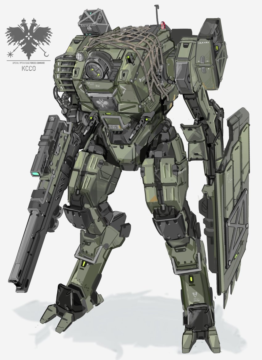 absurdres adapted_object adapted_weapon cerynitis_(girls&#039;_frontline) girls&#039;_frontline highres kcco_(girls&#039;_frontline) mecha no_humans nslacka original robot