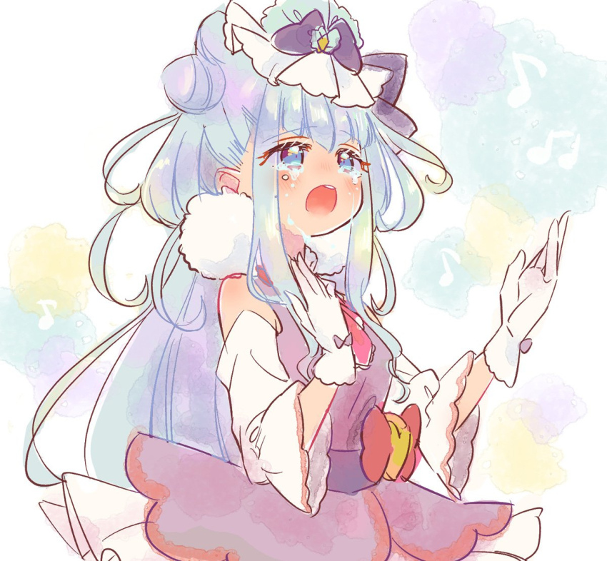 crying crying_with_eyes_open cure_amour hugtto!_precure precure ricmsw ruru_amour solo tears