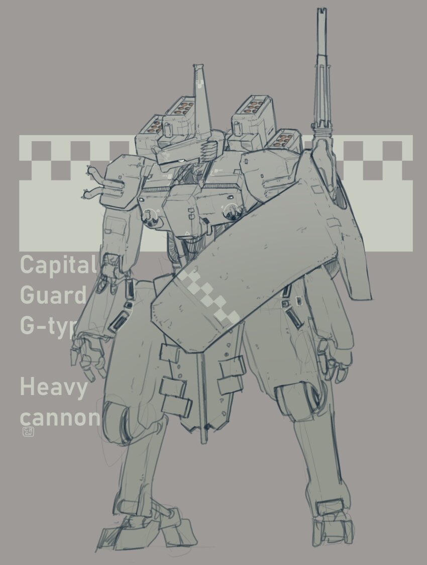 gundam highres machinery mecha mecha_focus mobile_suit no_humans robot science_fiction simple_background vtolairmail weapon