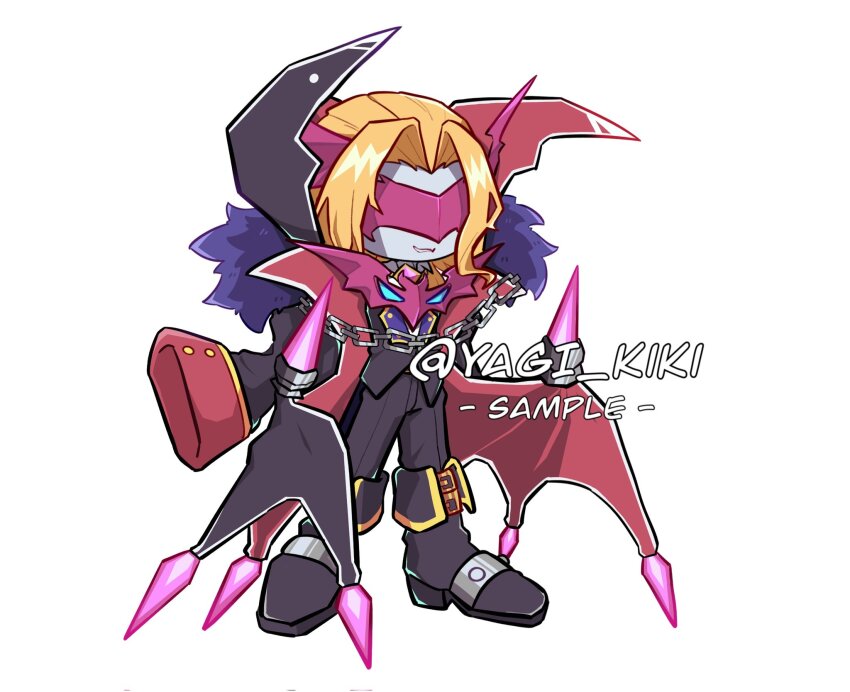 1boy cape digimon digimon_(creature) highres male_focus mask solo vamdemon vamdemon_x-antibody vampire