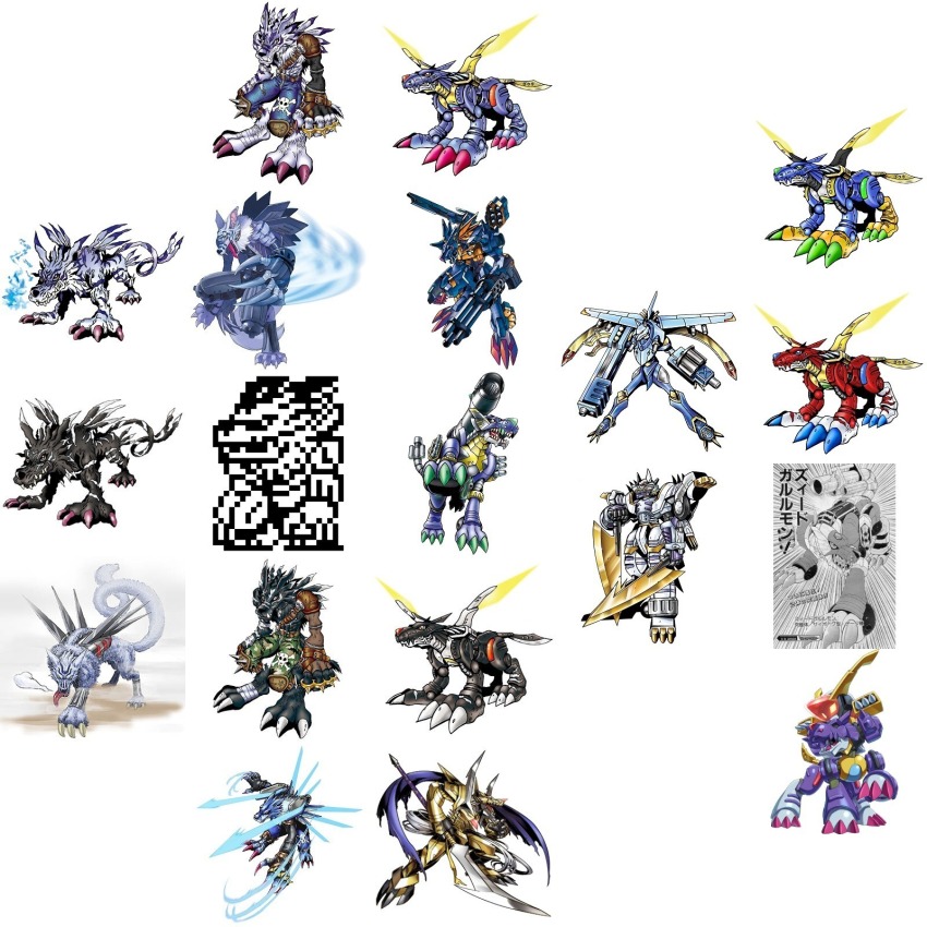 ancientgarurumon armor cresgarurumon cyborg digimon digimon_(creature) digimon_next full_armor garurumetal garurumon garurumon_(black) garurumon_x-antibody highres lance magnagarurumon medarot metalgarurumon metalgarurumon_(black) metalgarurumon_(red) metalgarurumon_(story_climax_anniversary_ver.) metalgarurumon_x-antibody official_art pants polearm sharp_teeth spikes tail teeth third-party_edit weapon weregarurumon weregarurumon_(black) weregarurumon_sagittarius_mode weregarurumon_x-antibody weregarurumon_x-antibody_blast_mode wings wolf yellow_eyes z&#039;dgarurumon