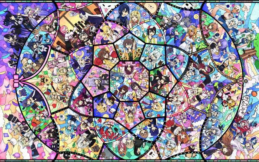 35p_(sakura_miko) 6+girls a-chan_(hololive) absurdres airani_iofifteen akai_haato anchor_symbol animal_ears asymmetrical_horns ayunda_risu backwards_hat bat_(animal) bird black_hair blonde_hair bloop_(gawr_gura) blue_bow blue_eyes blue_hair blush bone_hair_ornament bow boxing_gloves bracelet braid breasts brown_eyes brown_hair bubba_(watson_amelia) bug carrot carrot_hair_ornament cat cat_ears chair character_request cheese chicken_(food) chicken_leg chopsticks cleavage clock closed_eyes clover costume_request crow_(la+_darknesss) crown death-sensei_(mori_calliope) deerstalker diamond_(shape) dice dog dog_ears dokuro-kun_(houshou_marine) don-chan_(usada_pekora) duck eyepatch eyewear_on_head facial_hair fingerless_gloves flower food food-themed_hair_ornament fork fox_ears fox_shadow_puppet fuwawa_abyssgard gawr_gura glasses gloves green_eyes green_flower green_hair hair_bow hair_ornament hakos_baelz hat heart highres himemori_luna holding holding_fork holding_magnifying_glass holding_mask holding_paint_palette holding_paintbrush holding_paint_palette holding_polearm holding_weapon hololive hololive_english hololive_indonesia horns hoshimachi_suisei houshou_marine inugami_korone jewelry kfp_employee_(takanashi_kiara) knight koseki_bijou kronie_(ouro_kronii) kureiji_ollie la+_darknesss limiter_(tsukumo_sana) lion_ears listener_(inugami_korone) luknight_(himemori_luna) magnifying_glass mano_aloe mask minato_aqua mococo_abyssgard momosuzu_nene moona_hoshinova mori_calliope mouse_ears mr._squeaks_(hakos_baelz) multicolored_hair multiple_girls musical_note mustache nakiri_ayame navel nekko_(momosuzu_nene) nekomata_okayu nerissa_ravencroft ninomae_ina&#039;nis omaru_polka one_eye_closed oni_mask onigirya_(nekomata_okayu) ookami_mio oozora_subaru open_mouth orange_hair ouro_kronii overalls owl paint_palette paintbrush paint_palette palm_tree partially_fingerless_gloves pink_bow pink_hair polearm purple_hair rainbow red_bow red_eyes red_hair sakamata_chloe sakura_miko sapling_(ceres_fauna) sasuraiookami sheep sheep_horns shiori_novella shirogane_noel shishiro_botan skull_hair_ornament smile spade_(shape) spider squirrel_ears squirrel_tail stained_glass striped_bow subaru_duck sunflower sword table tail takanashi_kiara takane_lui takodachi_(ninomae_ina&#039;nis) tombstone torii tree trident tsukumo_sana tsunomaki_watame twintails uruha_rushia usada_pekora v virtual_youtuber watson_amelia weapon white_hair wings wolf_ears
