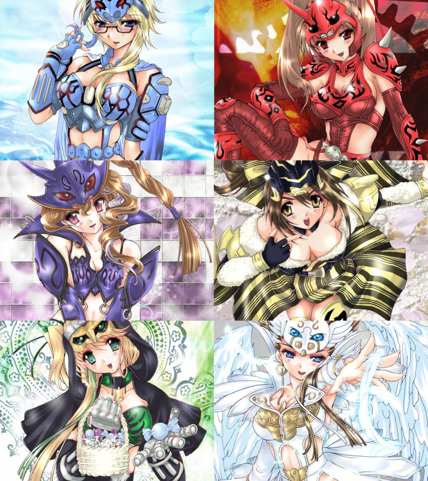 6+girls deneb gender_request genderswap highres kamen_rider kamen_rider_den-o kamen_rider_den-o_(series) kintaros momotaros multiple_girls ryutaros shisaki_tayu sieg tagme urataros