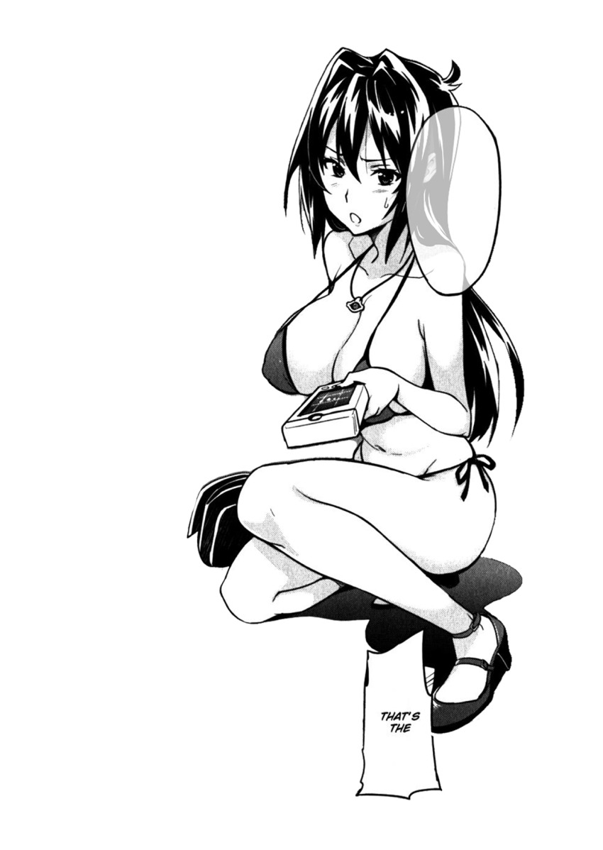 bikini highres nijou_aki squatting swimsuit tagme takeda_hiromitsu