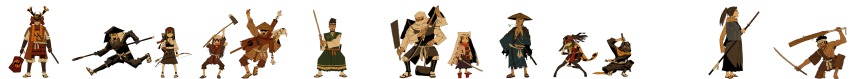 4girls 6+boys absurdres animal_hat arm_up arm_warmers armor armpit_hair armpits arms_up arrow_(projectile) bad_id bad_pixiv_id bare_arms bare_shoulders baseball_cap black_sclera blunt_bangs blush blush_stickers bougu bow bow_(weapon) bracer branch_in_mouth cape carrying cleaver clenched_hand club_(weapon) colored_sclera dirty eating expressionless extra_arms frown gauntlets geta gloves grey_hair hachimaki hairy_legs hakama hakama_skirt hand_fan hand_on_another&#039;s_chin hand_on_own_chin hat hat_ribbon headscarf headband helmet highres hoe holding japanese_armor japanese_clothes jingasa kabuto_(helmet) katana kimono kneeling kote kunai kusazuri leg_up loafers long_image mallet midriff mitsudomoe_(shape) miyamoto_musashi mouth_hold extra_arms multi_limb multiple_boys multiple_girls muscular ninja oar on_one_knee ootachi open_mouth original outstretched_arm outstretched_arms patch polearm ponytail quiver red_eyes ribbon rice_hat robe rope running samurai sandals sasaki_kojirou sash scabbard scar scarecrow scarf scroll seigaiha shadow sheath shoes short_sword shoulder_armor shuriken skirt smile socks sode spear stitches striped suneate swinging sword tabi tanto tantou teeth thinking tomoe_(symbol) torn_clothes vest weapon white_eyes white_legwear wide_image worktool yaza