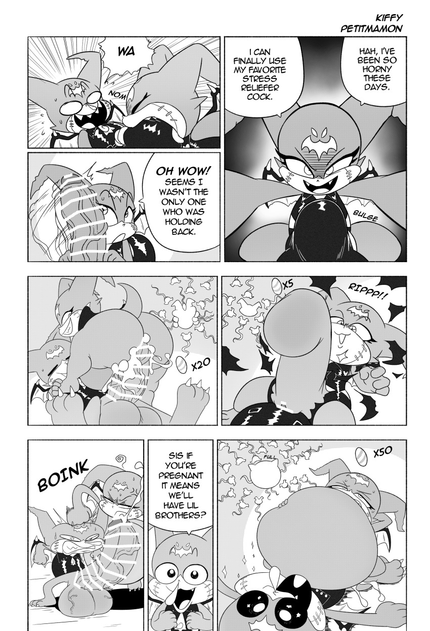 1boy 1girl absurdres brother_and_sister cum cum_in_pussy demon demon_boy demon_girl digimon digimon_(creature) digitama egg highres incest mark_of_evil petitmamon sex siblings