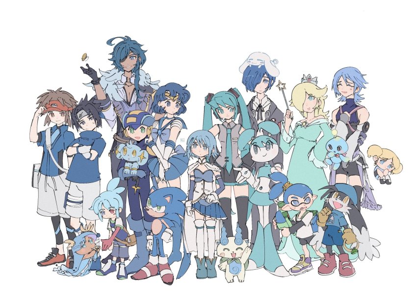 5others 6+boys 6+girls :3 ^_^ abbreviated_karakusa adjusting_clothes adjusting_headwear ahoge android animal_ears animal_nose aqua_(kingdom_hearts) aqua_dress aqua_eyes aqua_hair aqua_necktie artist_logo bag bandages bare_shoulders belt bike_shorts bishoujo_senshi_sailor_moon black_belt black_eyes black_footwear black_fur black_gloves black_hair black_legwear black_pants black_shorts black_skirt blazer blonde_hair blue_bow blue_choker blue_eyes blue_fur blue_hair blue_sailor_collar blue_shirt blue_skirt blue_theme blush blush_stickers body_fur bodysuit boots bow bright_pupils brooch brown_eyes brown_hair bubbles_(ppg) cabbit cape chain chao_(sonic) choker cinnamoroll closed_eyes coin coin_flip color_connection colored_skin commentary cookie_run coral creature creature_on_head crossover crown curly_hair dark-skinned_male dark_skin detached_sleeves dress earrings english_commentary everyone fang fingerless_gloves floating floppy_ears forehead_protector frilled_sleeves frills fur-trimmed_cape fur_trim furoshiki furrowed_brow furry furry_male fuwa_fuwa_cinnamoroll gekkoukan_high_school_uniform gem gen_4_pokemon genshin_impact giving gloves glowing gold_chain gold_coin green_eyes grey_gloves grey_shirt hair_over_one_eye hair_over_shoulder hair_slicked_back hand_on_own_chest hand_on_own_face hand_on_own_hip hand_up hatsune_miku headband headphones headphones_around_neck headset height_difference helmet highres holding holding_creature holding_own_arm holding_wand holding_weapon humanoid_robot ink_tank_(splatoon) inkling inkling_boy inkling_player_character jacket jenny_wakeman jewelry joints kaeya_(genshin_impact) kaze_no_klonoa kingdom_hearts klonoa komasan konohagakure_symbol kukakooo layered_dress leotard liquid_clothes liquid_hair logo long_hair looking_at_another looking_at_viewer looking_down looking_up magical_girl mahou_shoujo_madoka_magica mahou_shoujo_madoka_magica_(anime) mario_(series) mary_janes mega_man_(series) mega_man_battle_network mega_man_battle_network_(series) megaman.exe messenger_bag midriff miki_sayaka miki_sayaka_(magical_girl) mizuno_ami multicolored_fur multiple_boys multiple_crossover multiple_girls multiple_others my_life_as_a_teenage_robot naruto naruto_(series) nate_(pokemon) neck_ribbon necklace necktie neutral_chao nintendo off-shoulder_dress off_shoulder open_mouth oversized_zipper pants persona persona_3 pleated_skirt pointy_ears pokemon pokemon_(creature) pokemon_bw2 ponytail powerpuff_girls princess red_footwear ribbon ring robot robot_joints rosalina sad sailor_collar sailor_mercury sailor_senshi sailor_senshi_uniform sanrio school_uniform screw sea_fairy_cookie shinx shirt shoes short_hair short_twintails shorts shoulder_bag sidelocks skirt sleeveless smile sneakers socks sonic_(series) sonic_the_hedgehog spiked_hair splatoon_(series) splattershot_(splatoon) star_(symbol) star_brooch star_earrings star_wand super_mario_galaxy tail tentacle_hair thigh_boots thigh_strap thighhighs tiara topknot traditional_youkai turtleneck twintails uchiha_sasuke very_long_hair visor_cap vocaloid wand water water_dress water_gun weapon white_background white_gloves white_legwear white_leotard white_pupils white_skin wide_sleeves wings yellow_eyes yellow_pupils youkai_watch yuuki_makoto_(persona_3) zettai_ryouiki zipper