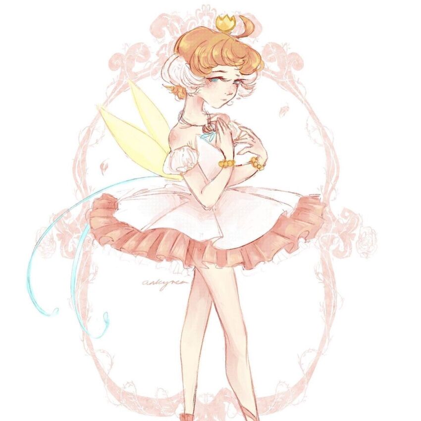 1girl ahiru_(princess_tutu) ballerina instagram_username magical_girl princess_tutu princess_tutu_(character) signature tagme tutu