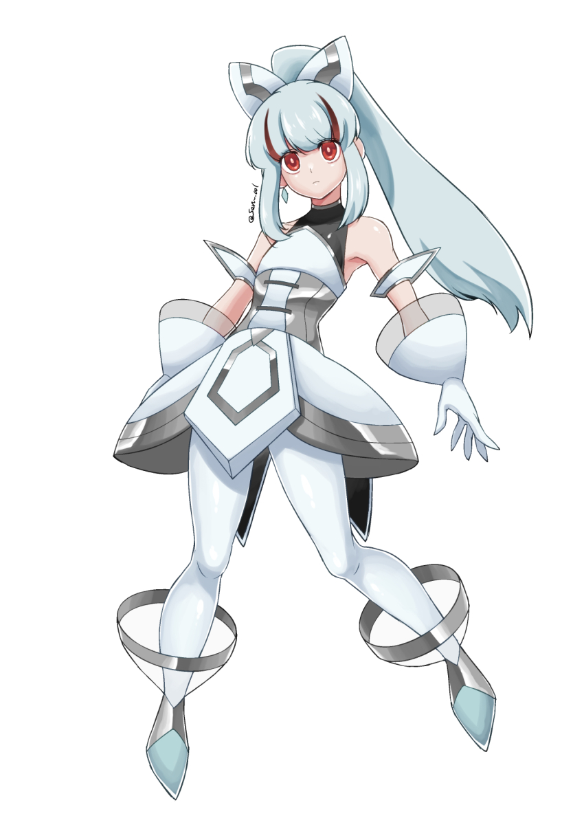 1girl armor digimon dress female_focus highres looking_at_viewer personification solo yggdrasill_(digimon) yggdrasill_7d6