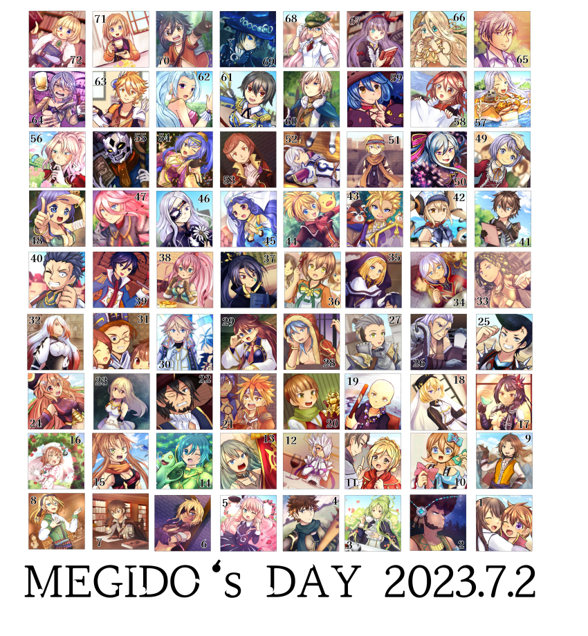 6+boys 6+girls 8_mame abalam_(megido72) absurdres agaliarept_(megido72) agares_(megido72) agathion_(megido72) aim_(megido72) alastor_(megido72) alcohol allocer_(megido72) amaimon_(megido72) amazeroth_(megido72) amduscias_(megido72) amon_(megido72) amy_(megido72) andras_(megido72) andrealphus_(megido72) andromalius_(megido72) aquiel_(megido72) ariton_(megido72) armaros_(megido72) armor asmodeus_(megido72) asrafil_(megido72) astaroth_(megido72) azazel_(megido72) baalzephon_(megido72) bael_(megido72) balam_(megido72) bald balor_(megido72) baphomet_(megido72) barakiel_(megido72) barbatos_(megido72) bathin_(megido72) bebal_(megido72) behemoth_(megido72) beleth_(megido72) belial_(megido72) belphegor_(megido72) berith_(megido72) bifrons_(megido72) black_hair blonde_hair blue_bow blue_butterfly blue_eyes blue_hair book botis_(megido72) bow breasts briffaut_(megido72) brown_eyes brown_hair buer_(megido72) bug bune_(megido72) buni_(megido72) butterfly caim_(megido72) caspiel_(megido72) cat character_request chernobog_(megido72) chewing_gum commentary_request corson_(megido72) crocell_(megido72) cup dagon_(megido72) dantalion_(megido72) dated decarabia_(megido72) drinking_glass earrings eligos_(megido72) everyone eyepatch facial_hair flauros_(megido72) fleurety_(megido72) flower focalor_(megido72) food foras_(megido72) forneus_(megido72) furcas_(megido72) furfur_(megido72) furiae_(megido72) gaap_(megido72) gaebolg_(megido72) gamigin_(megido72) glasses glasya-labolas_(megido72) green_eyes green_hair gremory_(megido72) grey_hair grimalkin_(megido72) gusion_(megido72) hack_(megido72) hagenti_(megido72) hair_between_eyes hair_bow halphas_(megido72) hand_on_another&#039;s_head highres hutgin_(megido72) imp_(megido72) incubus_(megido72) insect ipos_(megido72) jewelry kimaris_(megido72) lerajie_(megido72) leviathan_(megido72) lilim_(megido72) loki_(megido72) lucifugus_(megido72) malphas_(megido72) mammon_(megido72) marbas_(megido72) marchosias_(megido72) martinet_(megido72) mastema_(megido72) megido72 melchom_(megido72) mephisto_(megido72) minoson_(megido72) monocle morax_(megido72) multicolored_hair multiple_boys multiple_girls murmur_(megido72) naberius_(megido72) nebiros_(megido72) nephilim_(megido72) nergal_(megido72) nisroc_(megido72) nybbas_(megido72) one_eye_closed orange_eyes orange_hair oray_(megido72) orias_(megido72) oriens_(megido72) orobas_(megido72) ose_(megido72) paimon_(megido72) philotanus_(megido72) phoenix_(megido72) pink_flower pink_hair prometheus_(megido72) pruflas_(megido72) purple_eyes purple_hair purson_(megido72) raum_(megido72) red_eyes red_flower red_hair ronove_(megido72) sabnac_(megido72) sake saleos_(megido72) sarah_(megido72) sargatanas_(megido72) satanachia_(megido72) satanail_(megido72) scar scar_on_face scar_on_forehead seere_(megido72) shamhaza_(megido72) shax_(megido72) sitri_(megido72) solomon_(megido72) stolas_(megido72) succorbenoth_(megido72) succubus_(megido72) teacup thamuz_(megido72) thanatos_(megido72) tiamat_(megido72) tongue tongue_out two-tone_hair ukobach_(megido72) uphir_(megido72) utukku_(megido72) uvall_(megido72) valac_(megido72) valefor_(megido72) vapula_(megido72) vassago_(megido72) vepar_(megido72) verdelet_(megido72) vine_(megido72) white_hair wine_glass xaphan_(megido72) yellow_eyes zagan_(megido72) zepar_(megido72) ziminiar_(megido72) ziz_(megido72)