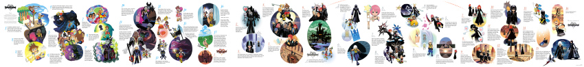 6+boys 6+girls absurdres abu_(aladdin) aged_down aladdin_(disney) aladdin_(movie) alice_(alice_in_wonderland) alice_in_wonderland alternate_costume alternate_form alternate_language amano_shiro ansem ansem_seeker_of_darkness ariel_(disney) aurora_(disney) axel axel_(kingdom_hearts) beauty_and_the_beast belle_(disney) bird black_coat black_coat_(kingdom_hearts) captain_hook castle chakram chakrams cinderella cinderella_(disney) coat comic copyright_name crow demyx disney donald_duck dual_wielding english_text everyone flounder_(the_little_mermaid) food genie genie_(aladdin) goofy hades_(disney) hard-translated heart heartless hercules hercules_(disney) highres holding hooded iago ice_cream jafar jasmine_(disney) kairi_(kingdom_hearts) kairi_(shery_rakuura) keyblade keyhole kingdom_hearts kingdom_hearts_358/2_days kingdom_hearts_chain_of_memories kingdom_hearts_i larxene left-to-right_manga lexaeus long_image luxord maleficent marluxia mickey_mouse monkey moon multiple_boys multiple_girls namine nobody_(kingdom_hearts) official_art organization_xiii philoctetes raven riku_(kingdom_hearts) roxas saix scythe shadow_(kingdom_hearts) shield sleeping_beauty snow_white_(disney) snow_white_and_the_seven_dwarfs sora_(kingdom_hearts) spacecraft staff the_little_mermaid_(disney) third-party_edit to_be_continued ursula_(disney) vexen weapon wide_image xaldin xemnas xigbar xion_(kingdom_hearts) zexion