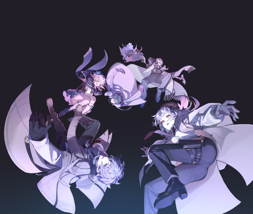 absurdres caelus_(honkai:_star_rail) dan_heng_(honkai:_star_rail) highres himeko_(honkai:_star_rail) honkai:_star_rail honkai_(series) march_7th_(honkai:_star_rail) qian_qian_qian stelle_(honkai:_star_rail) tagme trailblazer_(honkai:_star_rail) welt_yang