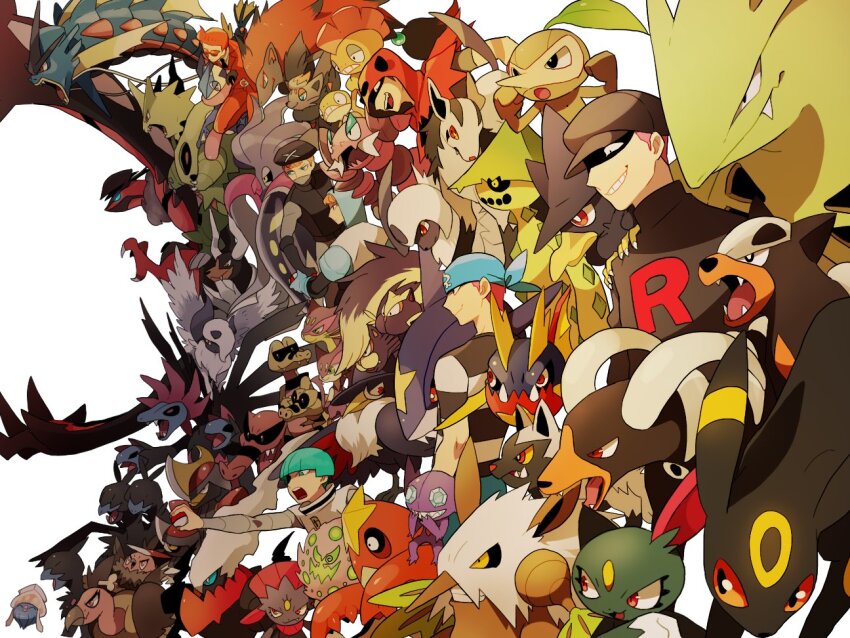 6+boys :3 :d :o ^_^ absol bandana bisharp black_eyes black_gloves black_hat black_necktie black_sclera black_shirt black_vest blue_bandana blue_eyes blue_hair cacturne carvanha closed_eyes colored_sclera covered_mouth crawdaunt darkrai deino_(pokemon) drapion evil_grin evil_smile eyes_in_shadow fangs gen_1_pokemon gen_2_pokemon gen_3_pokemon gen_4_pokemon gen_5_pokemon gen_6_pokemon gloves greninja grey_gloves grey_hood grey_shirt grin gyarados hat holding holding_poke_ball honchkrow houndoom houndour hydreigon inkay jacket krokorok krookodile legendary_pokemon li_sakura liepard malamar mandibuzz mega_absol mega_gyarados mega_houndoom mega_pokemon mega_tyranitar mightyena multiple_boys murkrow mythical_pokemon necktie nintendo nuzleaf open_mouth orange_hair pants pawniard pink_hair poke_ball pokemon pokemon_bw pokemon_bw2 pokemon_gsc pokemon_rse pokemon_xy poochyena purrloin red-framed_eyewear red_eyes red_hair red_hood red_jacket red_pants red_sclera sableye sandile scrafty scraggy sharpedo shiftry shirt short_hair skuntank smile sneasel spiritomb striped_clothes team_aqua team_aqua_grunt team_aqua_uniform team_flare team_flare_grunt team_flare_uniform team_galactic team_galactic_grunt team_galactic_uniform team_magma team_magma_grunt team_magma_uniform team_plasma team_plasma_grunt team_plasma_uniform team_rocket team_rocket_grunt team_rocket_uniform turtleneck turtleneck_shirt tyranitar umbreon v-shaped_eyebrows vest vullaby weavile white_background white_shirt white_vest yellow_eyes yellow_sclera yveltal zoroark zorua zweilous