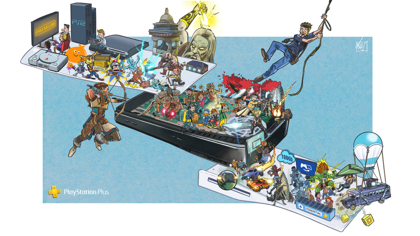 aloy_(horizon) arrow_(projectile) basketball blanka bloodborne bow_(weapon) bus capcom car character_request chun-li clank clicker_(the_last_of_us) cloud_strife copyright_request death_stranding demon&#039;s_souls donald_duck ellie_(the_last_of_us) final_fantasy final_fantasy_vii final_fantasy_vii_remake fortnite game_console god_of_war goofy handheld_game_console highres holding holding_bow_(weapon) holding_sword holding_weapon horizon_(video_game) horizon_zero_dawn japanese_clothes joel_(the_last_of_us) keyblade kingdom_hearts kratos_(god_of_war) motor_vehicle multiple_boys multiple_girls nathan_drake official_art official_wallpaper playing_games playstation_1 playstation_2 playstation_3 playstation_portable ratchet_&amp;_clank ratchet_(ratchet_&amp;_clank) rocket_league sakai_jin sam_porter_bridges simple_background soccer sora_(kingdom_hearts) street_fighter sword television the_last_of_us the_last_of_us_(series) tree uncharted_4 weapon zeus_(god_of_war)