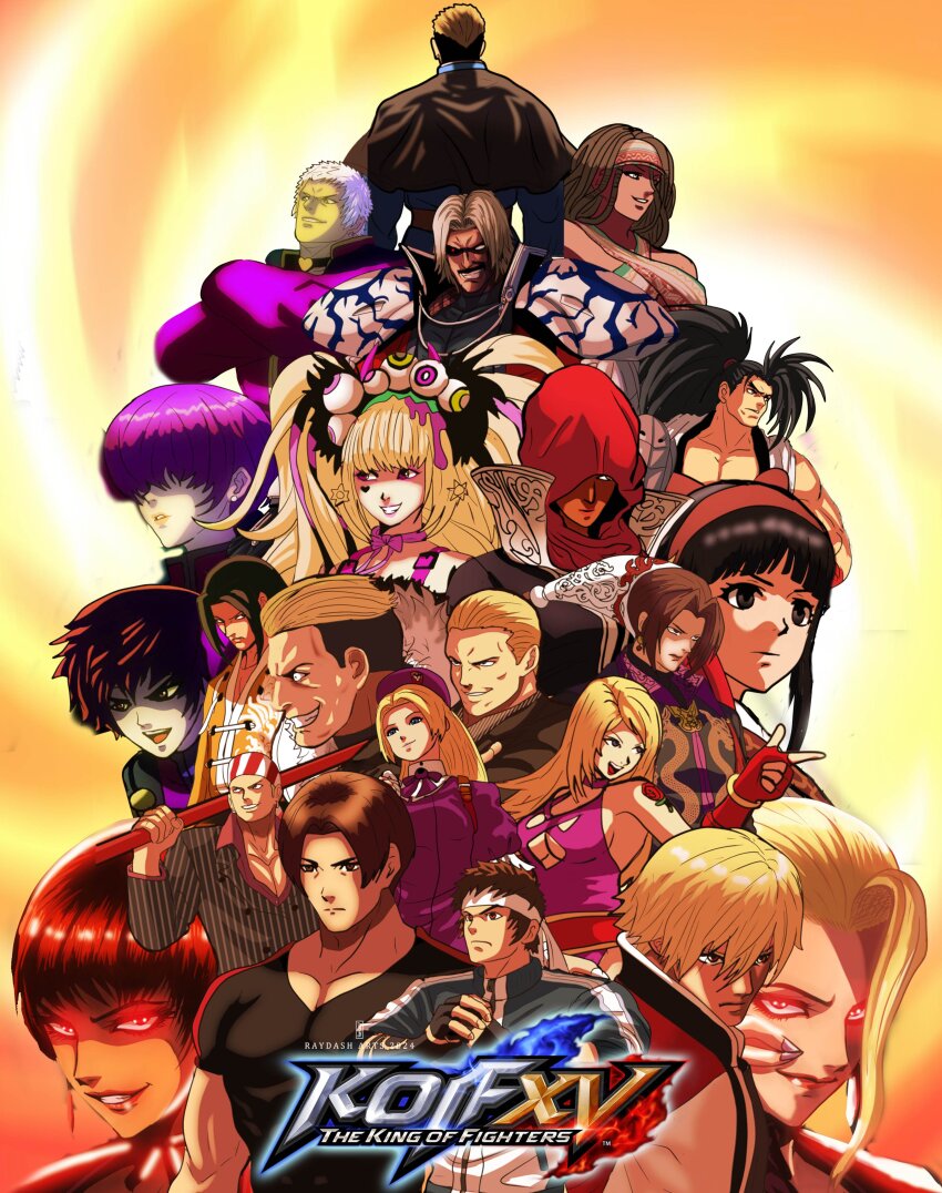 6+boys 6+girls absurdres ainu_clothes artist_name b._jenet billy_kid black_eyes black_hair blonde_hair breasts brown_eyes brown_hair chinese_clothes cleavage constricted_pupils crossed_arms darli_dagger dress duo_lon evil_smile faceless faceless_female fatal_fury father_and_son fingerless_gloves garou:_mark_of_the_wolves gato_(snk) geese_howard gloves glowing glowing_eyes goenitz grin haoumaru headband highres index_finger_raised jacket kim_kaphwan large_breasts legs long_hair looking_at_viewer mature_(kof) multiple_boys multiple_girls muscular najd nakoruru open_clothes open_jacket orochi_chris orochi_shermie orochi_yashiro own_hands_together pink_lips pointing ponytail purple_eyes purple_hair raydash30 red_eyes rock_howard rugal_bernstein samurai_spirits school_uniform serafuku shijou_hinako shirt short_hair sideboob smile snk sylvie_paula_paula tattoo teeth the_king_of_fighters the_king_of_fighters_xv thighs tongue twintails vice_(kof) weapon white_hair wide-eyed yabuki_shingo yamazaki_ryuuji