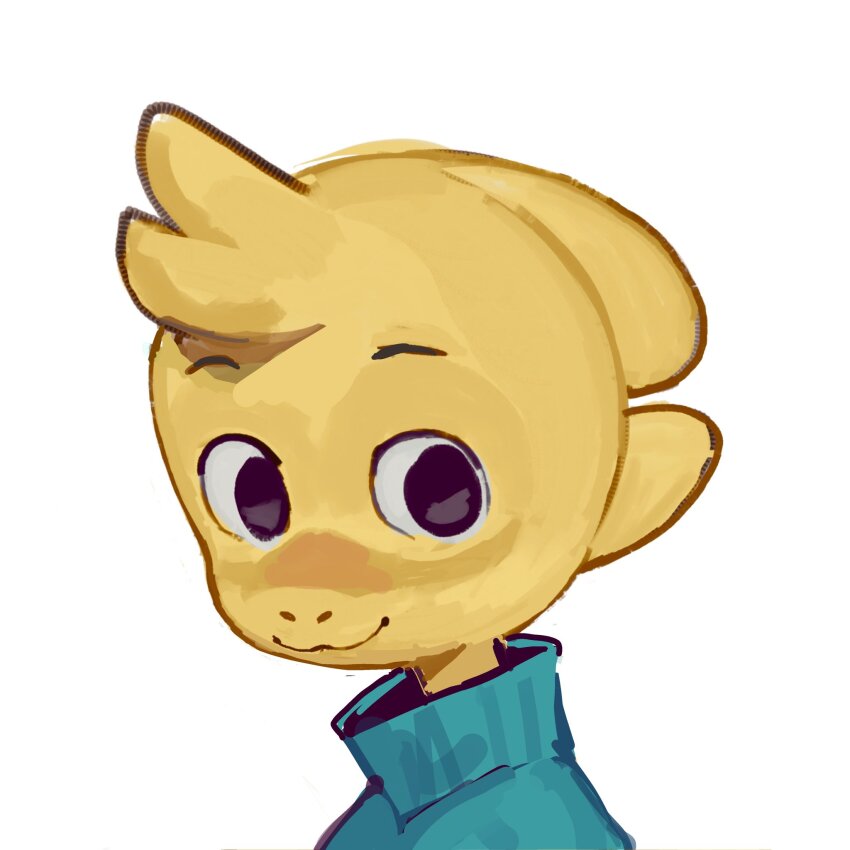 1boy :3 blue_sweater flare_(lumozze) furry gecko highres lizard lumozze original simple_background sweater upper_body