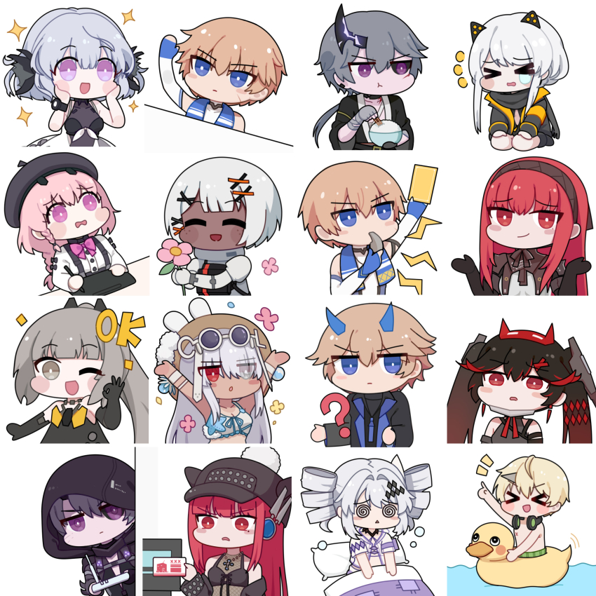 &gt;_&lt; 3boys 6+girls :d :o ? @_@ alpha_(pgr) alternate_costume arms_up ayla:_brilliance_(pgr) ayla_(pgr) bare_shoulders bed_sheet beret bikini black_dress black_gloves black_hair black_hairband black_hat black_hood black_hoodie black_horns black_jacket black_scarf black_sclera black_shirt black_shrug black_suspenders blonde_hair blowing_whistle blue_eyes blue_horns bow bowl bowtie breasts bright_pupils brown_hat camu:_crocotta_(pgr) camu:_crocotta_(yaksha_undertow)_(pgr) camu_(pgr) card center_opening chibi chibi_only chinese_commentary chopsticks cleavage closed_eyes closed_mouth collarbone collared_jacket colored_sclera commentary_request confused controller cross-laced_clothes cross-laced_top dark-skinned_female dark_skin drawing_tablet dress drill_hair duck_innertube earrings eating elbow_gloves english_text euyueuy eyes_visible_through_hair eyewear_on_head fins fishnet_top fishnets flower frown full_body gloves gradient_hair green_male_swimwear grey_eyes grey_hair hair_ornament hair_over_one_eye hairband hand_up hands_on_own_cheeks hands_on_own_face hat head_fins headphones headphones_around_neck heterochromia highres holding holding_bowl holding_card holding_chopsticks holding_controller holding_flower holding_pen hood hood_down hoodie horn_hairband horns jacket japanese_clothes jewelry kamui_(pgr) karenina:_blast_(pgr) karenina:_ember_(tulle_redbud)_(pgr) karenina_(pgr) kneeling lee:_entropy_(oceanic_blues)_(pgr) lee:_palefire_(pgr) lee_(pgr) liv:_luminance_(puella_subnautica)_(pgr) liv_(pgr) long_hair long_sleeves looking_ahead looking_at_viewer lucia:_crimson_abyss_(seaside_sunbath)_(pgr) lucia:_dawn_(pgr) lucia_(pgr) male_focus male_swimwear medium_breasts mismatched_sclera mole mole_under_eye multicolored_hair multiple_boys multiple_girls nanami:_pulse_(pgr) nanami_(pgr) official_alternate_costume official_art ok_sign one_eye_closed open_mouth orange_hair pen pillow pink_bow pink_bowtie pink_eyes pink_hair pointing pointing_up punishing:_gray_raven purple_eyes red_eyes red_hair red_horns rice_bowl scarf shirt short_hair short_hair_with_long_locks shrug_(clothing) shrugging sidelocks simple_background single_horn small_horns smile smirk sophia_(pgr) sunglasses swimsuit swimsuit_cover-up tan tanline tearing_up towel towel_around_neck triangle_mouth twin_drills twintails upper_body v-shaped_eyebrows vera:_rozen_(night_fever)_(pgr) vera:_rozen_(pgr) vera_(pgr) watch white_background white_bikini white_gloves white_hair white_pupils white_shirt wristwatch x_hair_ornament yellow_card