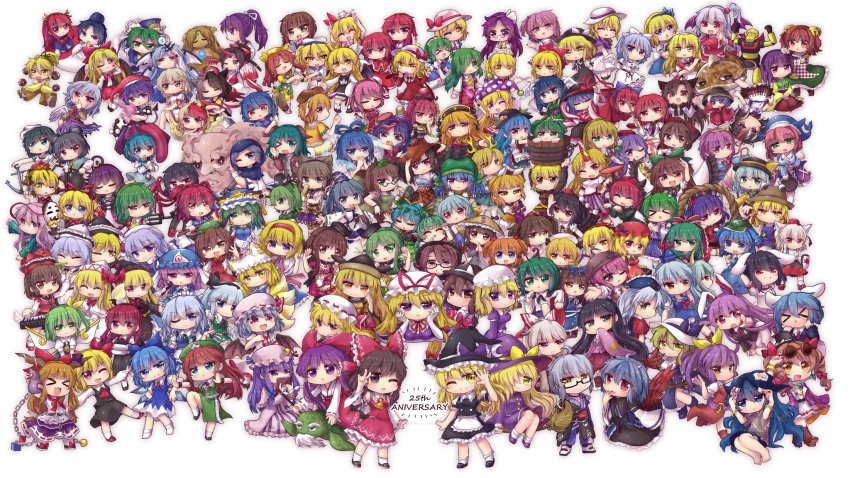 &gt;_&lt; 3boys 6+girls ^_^ absolutely_everyone aki_minoriko aki_shizuha alice_margatroid alice_margatroid_(pc-98) anchor animal_ears animal_hat aqua_eyes asakura_rikako ascot asymmetrical_hair asymmetrical_wings bat_wings beard bird_ears birthday black_hair black_hairband black_shirt black_wings blonde_hair blouse blue_bow blue_eyes blue_hair blue_hairband blue_ribbon blue_shirt blue_wings book bow bowl bowtie braid brown_eyes brown_hair bucket buttons cat cat_ears checkered_clothes checkered_kimono checkered_scarf chen chibi cirno closed_eyes closed_mouth cloud clownpiece covered_mouth cowboy_hat crescent_moon crystal cup daiyousei dog_ears doremy_sweet double_bun dragon dragon_horns dress dress_bow drum drumsticks ebisu_eika elis_(touhou) ellen_(touhou) elly_(touhou) english_text eternity_larva everyone ex-keine eyewear_on_head facial_hair fairy fairy_wings feathered_wings fish flandre_scarlet flower flower_on_head food footwear_bow fork fox_ears fox_tail frilled_dress frills from_side fruit fujiwara_no_mokou full_body futatsuiwa_mamizou gengetsu_(touhou) genjii_(touhou) ghost glasses gloves grapes green_bow green_eyes green_hair grey_eyes grey_hair hair_between_eyes hair_bow hair_bun hair_ornament hair_over_eyes hair_tubes hairband hakurei_reimu hakurei_reimu_(pc-98) hammer hand_fan hand_on_own_face hands_on_own_hips haniyasushin_keiki hat hat_bow hata_no_kokoro head_wings hecatia_lapislazuli heterochromia hieda_no_akyuu highres hijiri_byakuren himekaidou_hatate hinanawi_tenshi holding holding_anchor holding_book holding_bucket holding_cup holding_drumsticks holding_fan holding_fork holding_hammer holding_needle holding_paintbrush holding_polearm holding_scythe holding_spear holding_sword holding_umbrella holding_weapon hong_meiling horikawa_raiko horns hoshiguma_yuugi houjuu_nue houraisan_kaguya ibaraki_kasen ibuki_suika imaizumi_kagerou inaba_tewi instrument inubashiri_momiji izayoi_sakuya jacket japanese_clothes joutouguu_mayumi junko_(touhou) kaenbyou_rin kagiyama_hina kaku_seiga kamishirasawa_keine kasodani_kyouko kawashiro_nitori kazami_yuuka kazami_yuuka_(pc-98) kicchou_yachie kijin_seija kikuri_(touhou) kimono kirisame_marisa kirisame_marisa_(pc-98) kishin_sagume kisume kitashirakawa_chiyuri koakuma kochiya_sanae komano_aunn komeiji_koishi komeiji_satori konngara_(touhou) konpaku_youmu kotohime_(touhou) kumoi_ichirin kurodani_yamame kurokoma_saki kurumi_(touhou) leaf leaf_hair_ornament leaf_on_head letty_whiterock lily_black lily_white long_hair long_sleeves looking_at_another looking_at_viewer looking_away looking_up louise_(touhou) luna_child lunasa_prismriver lyrica_prismriver mai_(touhou) maid_headdress maribel_hearn mask mask_on_head matara_okina medicine_melancholy medium_hair meira_(touhou) merlin_prismriver miko mima_(touhou) miyako_yoshika mizuhashi_parsee mob_cap mononobe_no_futo moon morichika_rinnosuke moriya_suwako motoori_kosuzu mugetsu_(touhou) multiple_boys multiple_girls murasa_minamitsu mystia_lorelei nagae_iku namazu_(touhou) nazrin needle nekomata nishida_satono niwatari_kutaka off-shoulder_shirt off_shoulder okazaki_yumemi okunoda_miyoi one_eye_closed one_eye_covered oni_horns onozuka_komachi open_mouth orange_(touhou) orange_hair outstretched_arms paintbrush patchouli_knowledge peach pink_flower pink_hair pink_shirt plaid_clothes plaid_skirt plaid_vest pointing pointing_up polearm pom_pom_(clothes) ponytail purple_bow purple_eyes purple_hair purple_shawl purple_shirt rabbit rabbit_ears rainbow_order red_bow red_bowtie red_eyes red_hair red_hairband red_ribbon red_wings reisen reisen_udongein_inaba reiuji_utsuho remilia_scarlet ribbon ribbon-trimmed_clothes ribbon-trimmed_headwear ribbon-trimmed_sleeves ribbon_trim rika_(touhou) ringo_(touhou) rumia ruukoto saigyouji_yuyuko sakata_nemuno sara_(touhou) sariel_(touhou) scarf scarf_on_head scythe seiran_(touhou) sekibanki shameimaru_aya shawl shiki_eiki shingyoku_(touhou) shinki_(touhou) shirt shoes short_hair short_sleeves side_ponytail simple_background single_braid single_horn single_wing skirt smile socks soga_no_tojiko spear spread_arms star_sapphire striped_clothes striped_dress suit_jacket sukuna_shinmyoumaru sunglasses sunny_milk sword tabard tail tatara_kogasa tate_eboshi teeth teireida_mai third_eye tokiko_(touhou) toramaru_shou touhou touhou_(pc-98) toyosatomimi_no_miko triangular_headpiece tsukumo_benben tsukumo_yatsuhashi turtle twin_braids twintails two-tone_dress two_side_up umbrella unime_seaflower unzan usami_renko usami_sumireko ushizaki_urumi v vest wakasagihime watatsuki_no_toyohime watatsuki_no_yorihime waving wavy_hair weapon whale_hat white_background white_bow white_cat white_gloves white_legwear white_ribbon white_shirt white_wings wings witch_hat wolf_ears wriggle_nightbug wrist_cuffs yagokoro_eirin yakumo_ran yakumo_yukari yasaka_kanako yatadera_narumi yellow_bow yellow_eyes yellow_shirt yorigami_jo&#039;on yorigami_shion yuki_(touhou) yumeko_(touhou) yuugenmagan