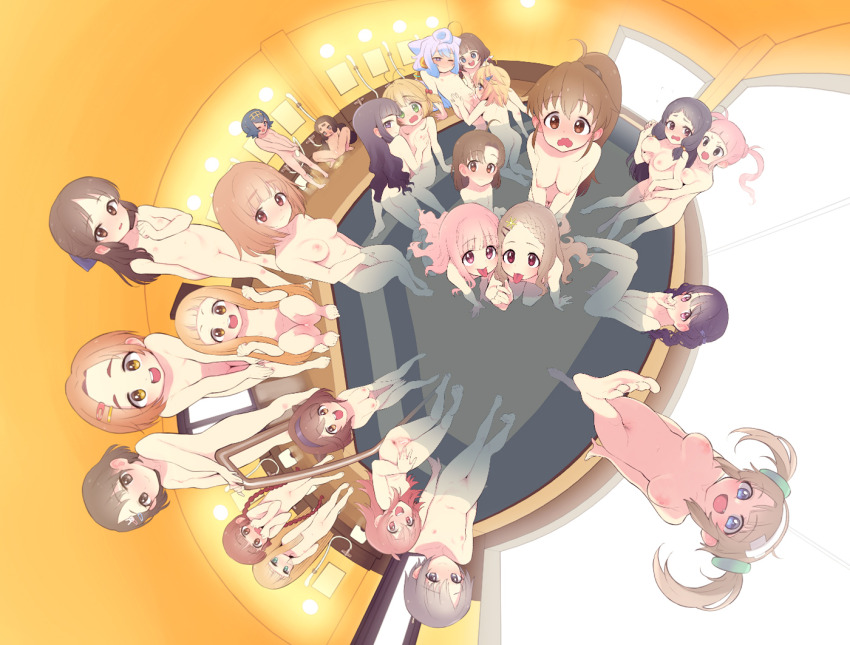 black_hair blonde_hair blue_hair breasts brown_hair cardcaptor_sakura completely_nude daidouji_tomoyo fellatio grabbing_another&#039;s_breast green_eyes groping idolmaster idolmaster_cinderella_girls idolmaster_cinderella_girls_u149 kinomoto_sakura lana_(pokemon) loli masturbation nipples nude oral purple_eyes shota tachibana_arisu tagme taneshima_popura tongue tongue_out trap ucockay_(artist) working!! yuri