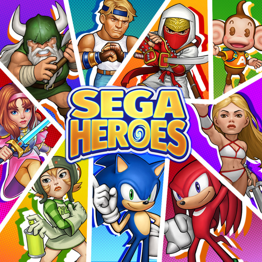 aiai_(super_monkey_ball) alisa_landeel amazon_warrior android armor axe axel_stone bandana bikini blouse character_request chibi commentary dwarf english_commentary fake_horns gilius_thunderhead golden_axe gum_(jsr) hand_on_own_hip hat helmet horned_helmet horns jet_set_radio jhincx_faust joe_musashi katana knuckles_the_echidna monkey multiple_boys multiple_girls muscular ninja official_art phantasy_star promotional_art red_shirt sega sega_heroes shadow_dancer shinobi_(game) shirt sonic_(series) sonic_the_hedgehog sonic_the_hedgehog_(classic) spray_can streets_of_rage super_monkey_ball swimsuit sword the_super_shinobi the_super_shinobi_ii toned tyris_flare video_game weapon white_bikini