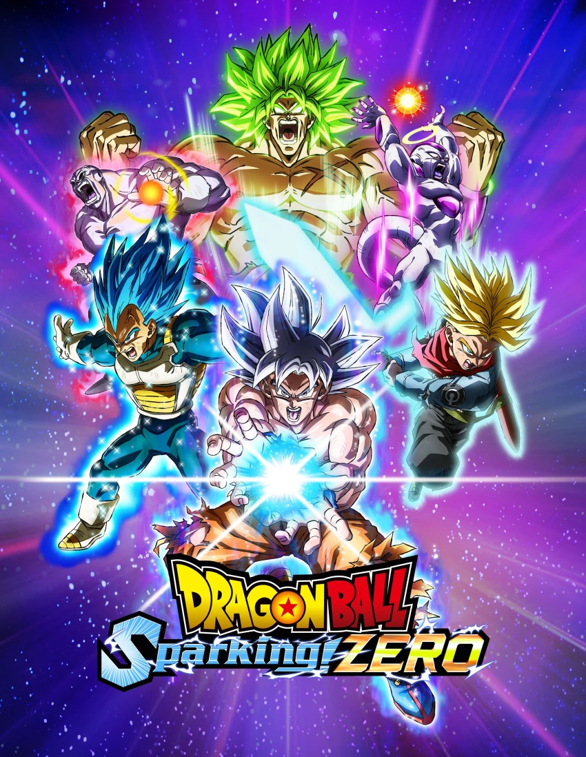 6+boys absurdres artist_request aura bandana bandana_around_neck blonde_hair blue_bodysuit blue_eyes blue_hair blue_jacket bodysuit box_art broly_(dragon_ball_super) clenched_hands colored_skin copyright_name dragon_ball dragon_ball:_sparking! dragon_ball_sparking_zero dragon_ball_super energy_sword final_flash final_form_frieza frieza green_eyes green_hair grey_eyes grey_hair grey_skin halo highres holding holding_sword holding_weapon jacket jiren kamehameha_(dragon_ball) legendary_super_saiyan male_focus medium_hair multiple_boys muscular muscular_male no_pupils official_art orange_pants pants powering_up red_bandana saiyan_armor scar scar_on_face second-party_source shirt spiked_hair super_saiyan super_saiyan_blue_evolved sword topless_male torn_clothes torn_pants torn_shirt ultra_instinct veins weapon white_skin yellow_halo