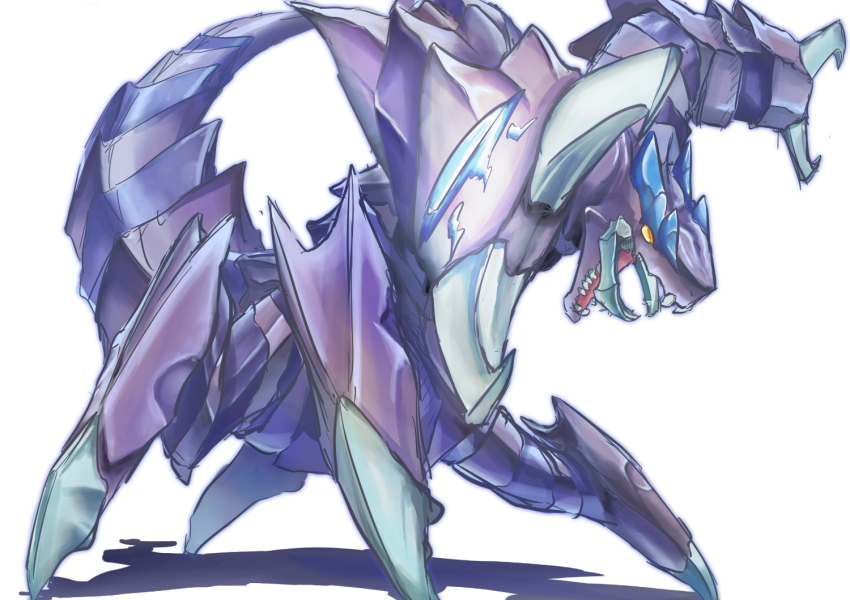 00s bad_id bad_pixiv_id drapion gen_4_pokemon kunno monster nintendo no_humans pokemon pokemon_(creature) pokemon_dppt scales sharp_teeth simple_background spikes teeth white_background