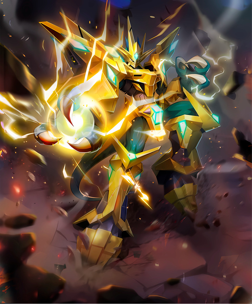 absurdres digimon digimon_adventure_02 highres magnamon magnamon_x-antibody non-web_source