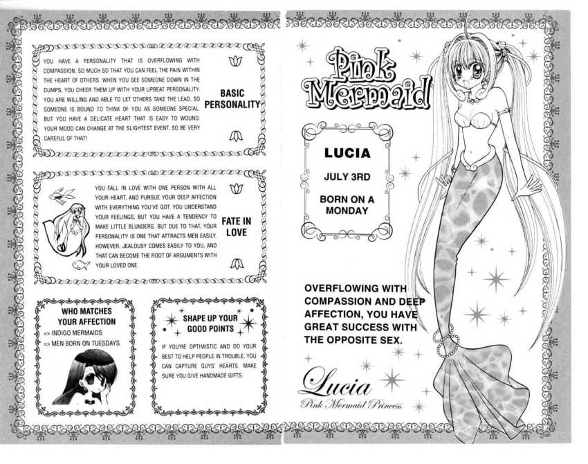 hanamori_pink jewelry mermaid monster_girl nanami_lucia
