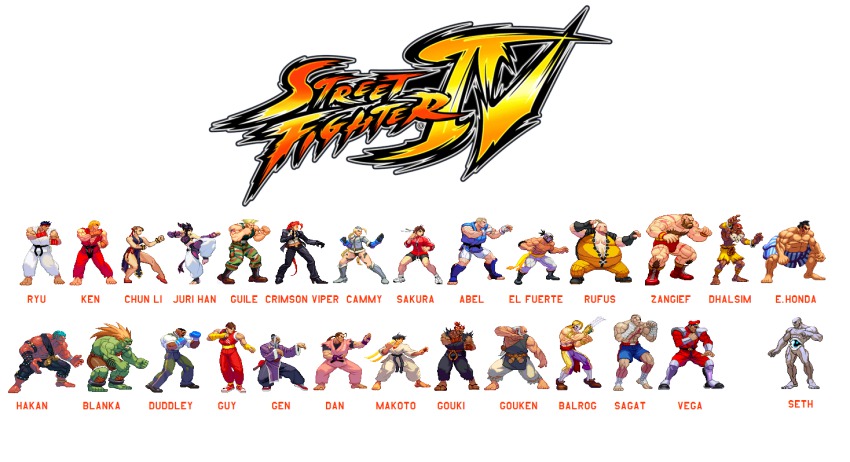 2-d 6+boys 6+girls abel_(street_fighter) akuma_(street_fighter) bald black_hair blanka blonde_hair bloomers breasts cammy_white capcom china_dress chinese_clothes chun-li claws colored_skin crimson_viper dark_skin dhalsim dougi dress dudley e._honda el_fuerte english_text engrish_text fat fat_man game_sprite gen_(street_fighter) gouken green_hair guile guy_(final_fight) hakan han_juri hibiki_dan karate_gi kasugano_sakura ken_masters large_breasts luchador luchador_mask m._bison makoto_(street_fighter) manly martial_arts mexico multiple_boys multiple_girls muscular pale_skin pixel_art plump ranguage red_hair red_skin rufus_(iguzamina_view) ryu_(street_fighter) sagat scar seth_(street_fighter) simple_background small_breasts street_fighter street_fighter_iii_(series) street_fighter_iv_(series) third-party_edit underwear white_background wrestler zangief