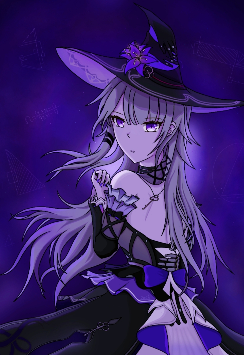 2girls @zacklow210124 hat herta_(honkai:_star_rail) highres honkai:_star_rail honkai_(series) multiple_girls non-web_source open_mouth twitter watermark