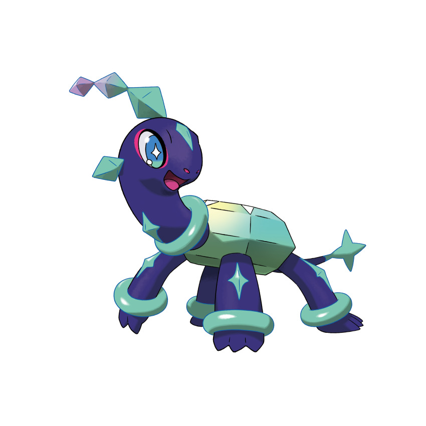 absurdres animal_focus aqua_eyes artist_request bright_pupils full_body highres nintendo no_humans nostrils official_art open_mouth outline pokemon pokemon_(creature) pokemon_focus pokemon_sv smile solo star-shaped_pupils star_(symbol) symbol-shaped_pupils terapagos terapagos_(normal) third-party_source transparent_background white_outline white_pupils