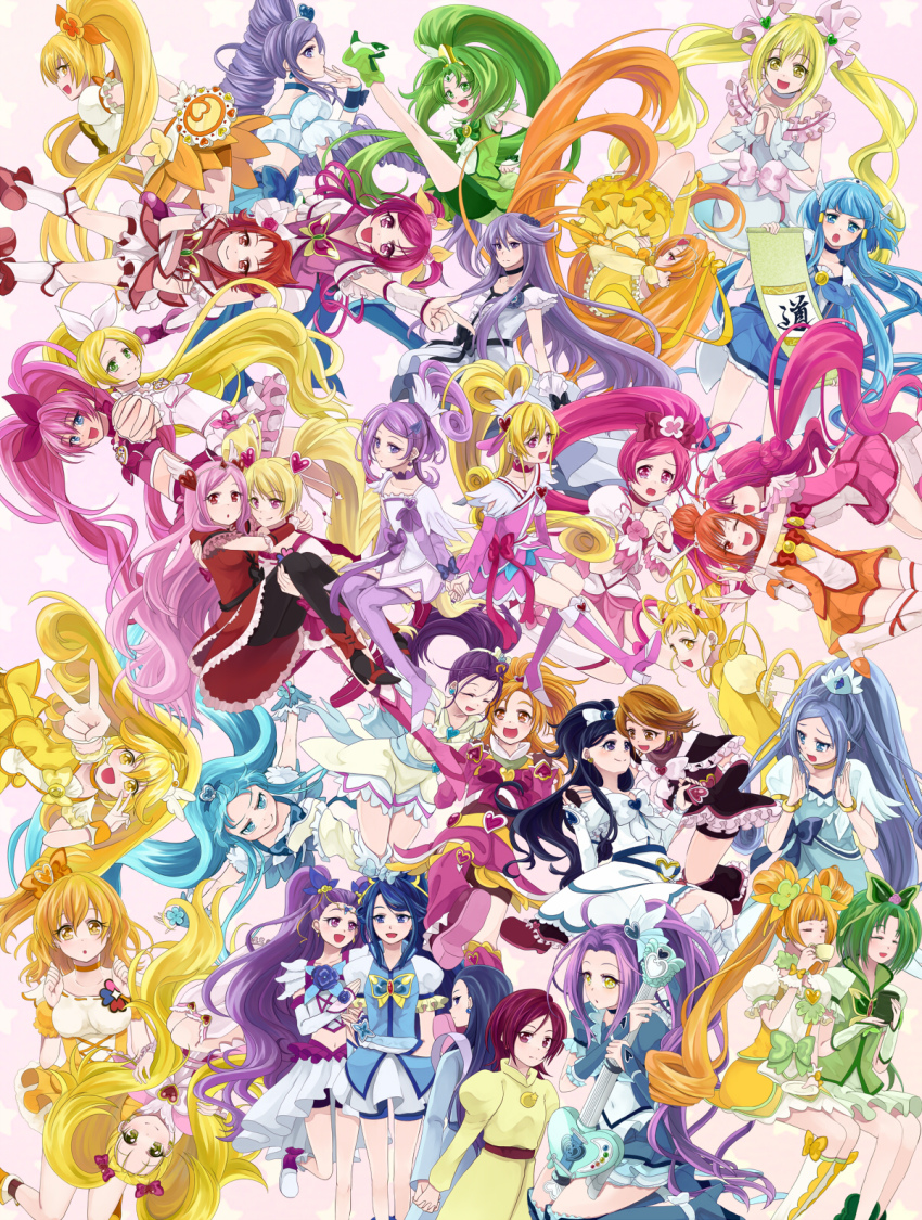 00s 10s 6+girls :o ;q absolutely_everyone ahoge aida_mana akimoto_komachi antenna_hair aoki_reika aono_miki arm_up asymmetrical_clothes bad_id bad_pixiv_id blonde_hair blue_bow blue_eyes blue_hair blue_shorts blue_skirt boots bow bowtie braid brooch brown_eyes brown_hair butterfly_hair_ornament choker circlet closed_eyes cone_hair_bun cure_aqua cure_beat cure_beauty cure_berry cure_black cure_bloom cure_blossom cure_bright cure_diamond cure_dream cure_echo cure_egret cure_flower cure_happy cure_heart cure_lemonade cure_march cure_marine cure_melody cure_mint cure_moonlight cure_muse cure_muse_(yellow) cure_passion cure_peace cure_peach cure_pine cure_rhythm cure_rosetta cure_rouge cure_sunny cure_sunshine cure_sword cure_white cure_windy dokidoki!_precure double_bun drill_hair everyone fresh_precure! futari_wa_precure futari_wa_precure_splash_star green_eyes green_hair green_shorts green_skirt hair_bun hair_flaps hair_ornament hair_rings hair_tubes hairband hairpin half_updo hanasaki_kaoruko hanasaki_tsubomi heart heart_brooch heart_hair_ornament heartcatch_precure! higashi_setsuna high_ponytail highres hino_akane_(smile_precure!) hishikawa_rikka hoshizora_miyuki houjou_hibiki hyuuga_saki jewelry kasugano_urara_(yes!_precure_5) kenzaki_makoto kiryuu_kaoru kiryuu_michiru kise_yayoi kujou_hikari kurokawa_eren kurumi_erika long_hair magical_girl midorikawa_nao milk_(yes!_precure_5) milky_rose mimino_kurumi minamino_kanade minazuki_karen mishou_mai misumi_nagisa momozono_love multiple_girls myoudouin_itsuki natsuki_rin one_eye_closed orange_bow orange_hair orange_skirt pink_bow pink_eyes pink_hair pink_skirt ponytail precure precure_all_stars precure_all_stars_new_stage:_mirai_no_tomodachi purple_eyes purple_hair purple_shorts purple_skirt red_eyes red_hair red_shorts ribbon sakagami_ayumi sasamaru_chimaki seiren_(suite_precure) shiny_luminous shirabe_ako shoes short_hair shorts shorts_under_skirt sidelocks single_hair_bun skirt smile smile_precure! suite_precure thigh_boots thighhighs tiara tongue tongue_out tsukikage_yuri twin_drills twintails v white_choker wide_ponytail wings wink wrist_cuffs yamabuki_inori yellow_bow yellow_eyes yellow_skirt yes!_precure_5 yes!_precure_5_gogo! yotsuba_alice yukishiro_honoka yumehara_nozomi yuri