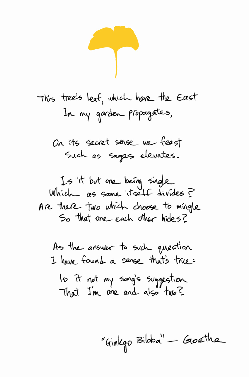 carolyn_gan commentary english_commentary english_text ginkgo_leaf highres kunitsu-gami:_path_of_the_goddess leaf no_humans poem simple_background text-only_page text_focus white_background