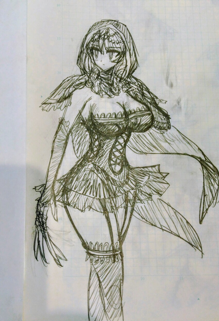 1girl absurdres breasts cleavage highres large_breasts namco skirt solo soul_calibur soulcalibur soulcalibur_v viola_(soulcalibur)