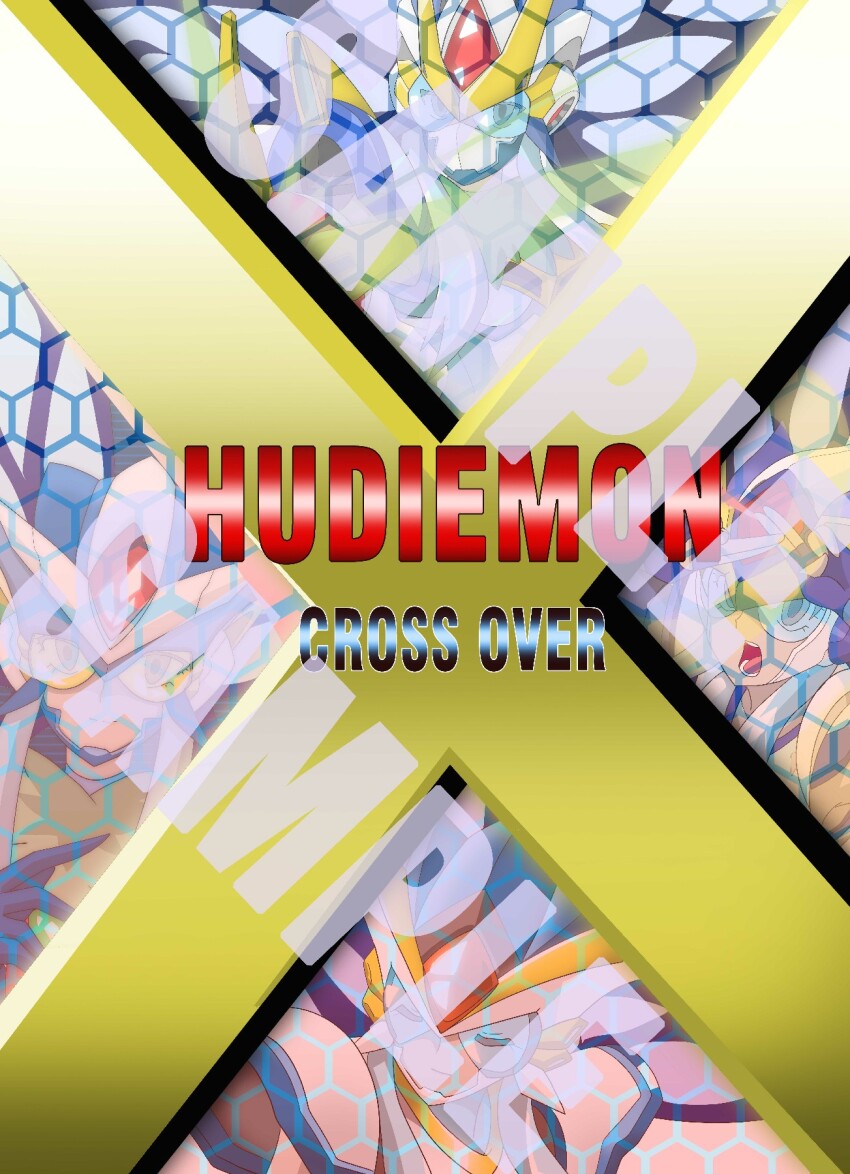 album_art armor armored_boots armored_gloves armored_leotard blade_armor_x_(mega_man) blue_eyes blue_hair blush book boots breasts bug butterfly butterfly_wings covered_mouth crossover digimon digimon_(creature) digimon_story:_cyber_sleuth_hacker&#039;s_memory fur_collar helmet highres hudiemon insect insect_wings leotard long_hair looking_at_viewer mask medium_breasts mega_man_(series) mega_man_x_(series) mouth_mask ph6xeivbgpimggg sample_watermark shoulder_armor tinted_eyewear watermark wings x_(mega_man) yellow-tinted_eyewear