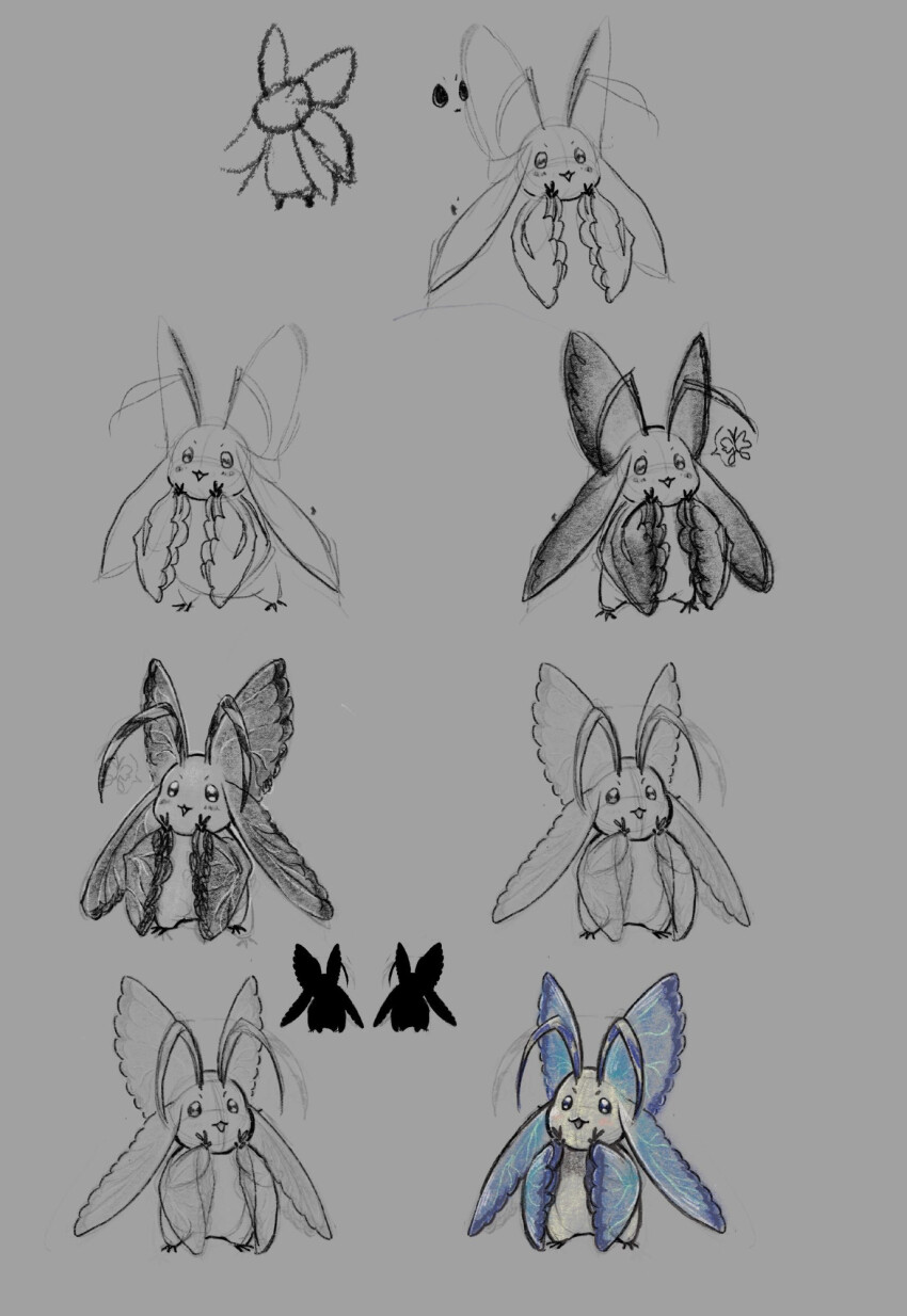 antennae bug butterfly digimon digimon_(creature) highres insect morphomon wings