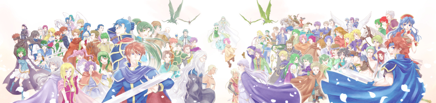 6+boys 6+girls alen_(fire_emblem) annotated astolfo_(fire_emblem) athos_(fire_emblem) barthe_(fire_emblem) bartre_(fire_emblem) beard blue_eyes blue_hair bors_(fire_emblem) braid brown_hair canas_(fire_emblem) cath_(fire_emblem) cecilia_(fire_emblem) chad_(fire_emblem) clarine_(fire_emblem) dart_(fire_emblem) dayan_(fire_emblem) dieck_(fire_emblem) dorcas_(fire_emblem) dorothy_(fire_emblem) douglas_(fire_emblem) dragon echidna_(fire_emblem) elen_(fire_emblem) elffin_(fire_emblem) erk_(fire_emblem) everyone facial_hair fae_(fire_emblem) farina_(fire_emblem) fiora_(fire_emblem) fir_(fire_emblem) fire_emblem fire_emblem:_the_binding_blade fire_emblem:_the_blazing_blade florina_(fire_emblem) garret_(fire_emblem) geese_(fire_emblem) geitz_(fire_emblem) gonzalez_(fire_emblem) gradient_background green_eyes guy_(fire_emblem) gwendolyn_(fire_emblem) harken_(fire_emblem) hat hawkeye_(fire_emblem) headband heath_(fire_emblem) highres horse hugh_(fire_emblem) ichino_tomizuki igrene_(fire_emblem) isadora_(fire_emblem) jaffar_(fire_emblem) juno_(fire_emblem) karel_(fire_emblem) karla_(fire_emblem) kent_(fire_emblem) klein_(fire_emblem) lance_(fire_emblem) larum_(fire_emblem) legault_(fire_emblem) lilina_(fire_emblem) long_hair long_image lot_(fire_emblem) louise_(fire_emblem) lowen_(fire_emblem) lucius_(fire_emblem) lugh_(fire_emblem) marcus_(fire_emblem) matthew_(fire_emblem) melady_(fire_emblem) merlinus_(fire_emblem) multiple_boys multiple_girls niime_(fire_emblem) nils_(fire_emblem) ninian_(fire_emblem) nino_(fire_emblem) nintendo noah_(fire_emblem) ogier_(fire_emblem) oswin_(fire_emblem) pent_(fire_emblem) perceval_(fire_emblem) priscilla_(fire_emblem) profile purple_eyes purple_hair raigh_(fire_emblem) rath_(fire_emblem) raven_(fire_emblem) red_eyes red_hair renault_(fire_emblem) riding roy_(fire_emblem) rutger_(fire_emblem) sain_(fire_emblem) saul_(fire_emblem) shanna_(fire_emblem) short_hair sin_(fire_emblem) sophia_(fire_emblem) sue_(fire_emblem) sword thea_(fire_emblem) trec_(fire_emblem) vaida_(fire_emblem) wallace_(fire_emblem) ward_(fire_emblem) weapon white_hair wide_image wil_(fire_emblem) wolt_(fire_emblem) yoder_(fire_emblem) zeiss_(fire_emblem) zelot_(fire_emblem)