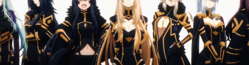 6+girls absurdres alpha_(kage_no_jitsuryokusha_ni_naritakute!) anime_screenshot beta_(kage_no_jitsuryokusha_ni_naritakute!) delta_(kage_no_jitsuryokusha_ni_naritakute!) epsilon_(kage_no_jitsuryokusha_ni_naritakute!) eta_(kage_no_jitsuryokusha_ni_naritakute!) female_focus gamma_(kage_no_jitsuryokusha_ni_naritakute!) highres kage_no_jitsuryokusha_ni_naritakute! long_image multiple_girls panorama stitched tagme third-party_edit tyrenelindstar wide_image zeta_(kage_no_jitsuryokusha_ni_naritakute!)