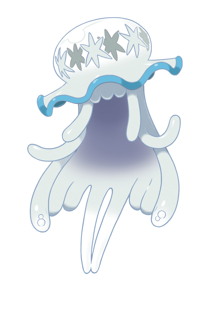 absurdres animal_focus artist_request full_body gen_7_pokemon highres jellyfish nihilego nintendo no_humans official_art pokemon pokemon_(creature) pokemon_focus pokemon_sm see-through_body solo tentacles third-party_source transparent_background ultra_beast