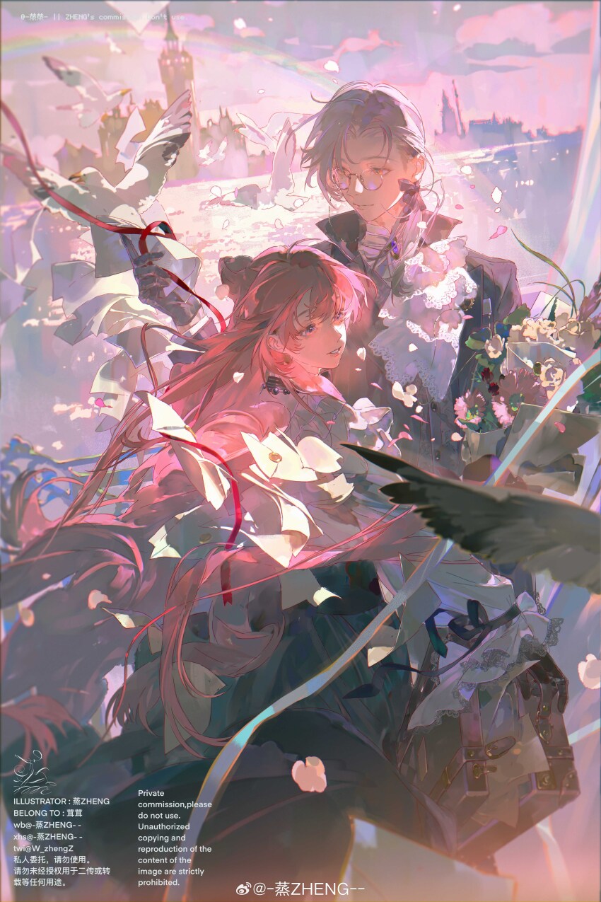 1boy 1girl absurdres bad_source highres tagme w_zhengz